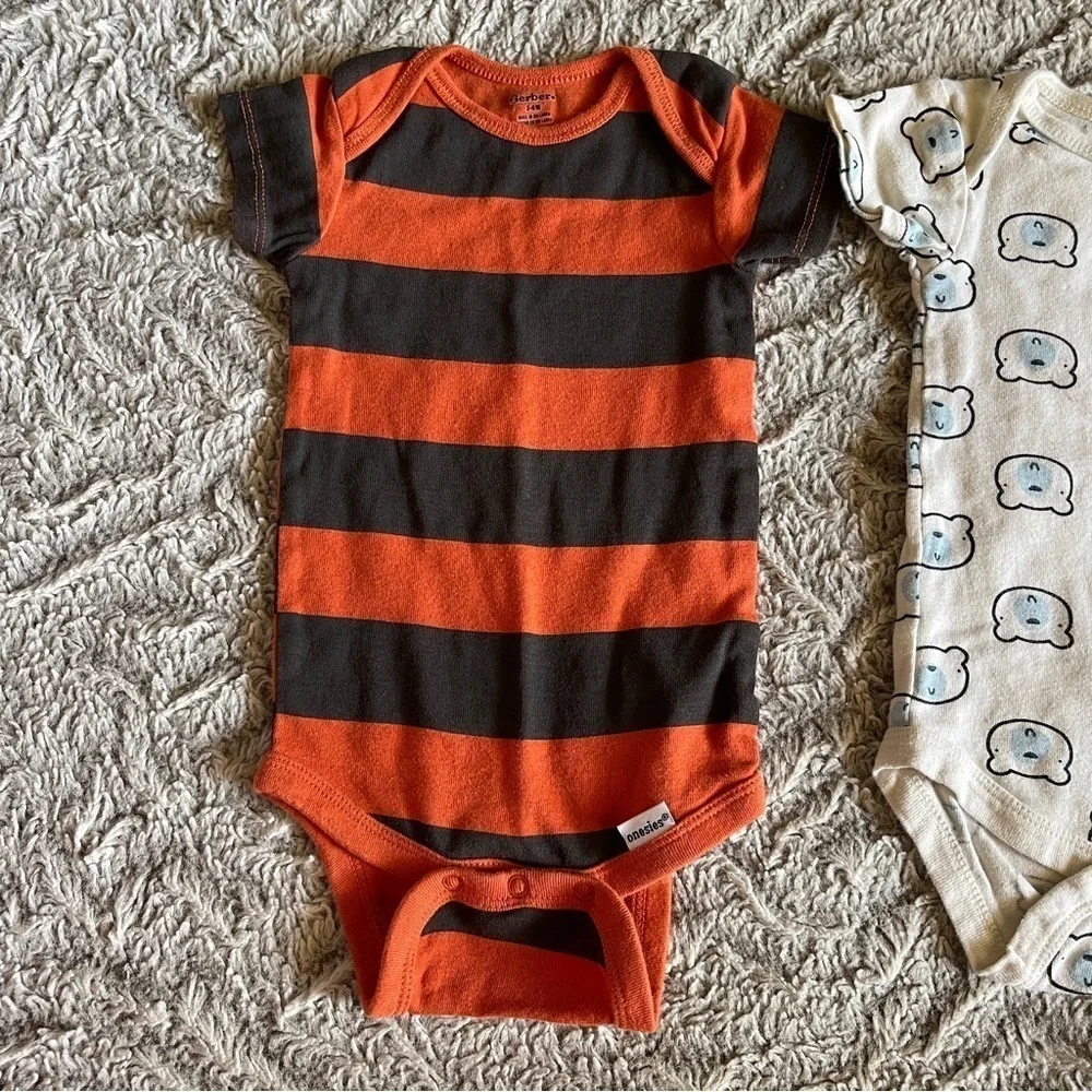 Bundle of Gerber Onsies 3-6months